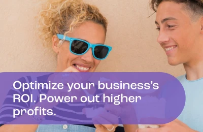 roi Optimize your business’s ROI. Power out higher profits.